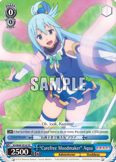 “Carefree Moodmaker” Aqua