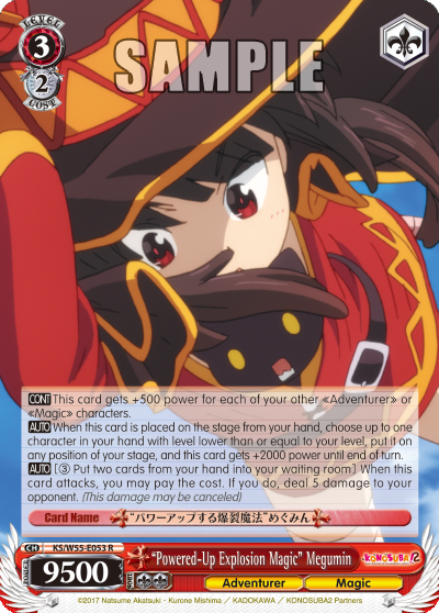 "Powered-Up Explosion Magic" Megumin