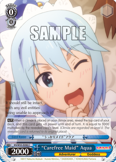 "Carefree Maid" Aqua