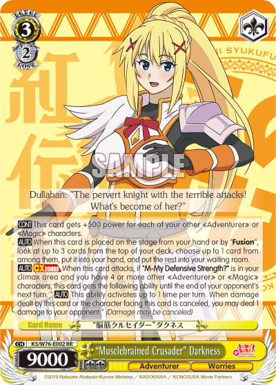 "Musclebrained Crusader" Darkness