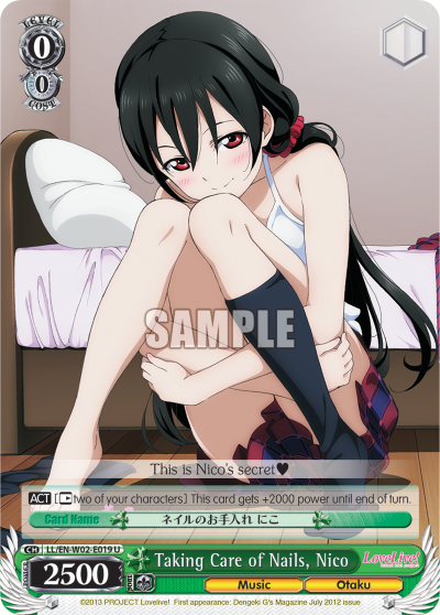 Taking Care of Nails, Nico