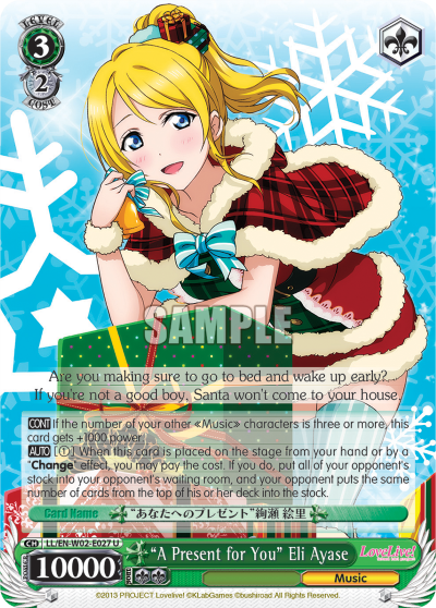 “A Present for You” Eli Ayase