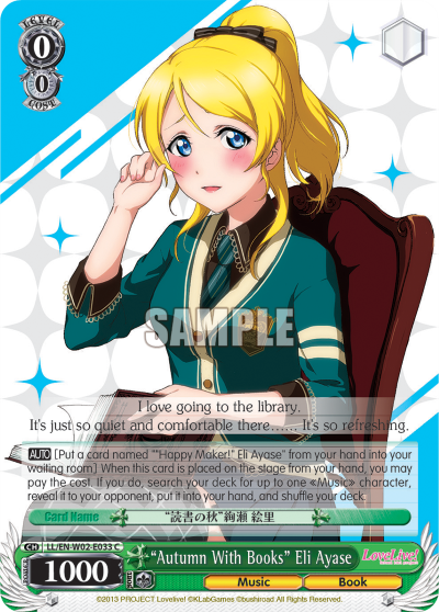 “Autumn With Books” Eli Ayase