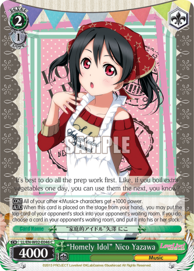 “Homely Idol” Nico Yazawa