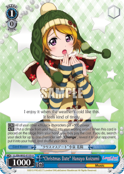 “Christmas Date” Hanayo Koizumi LL/EN-W02-E135