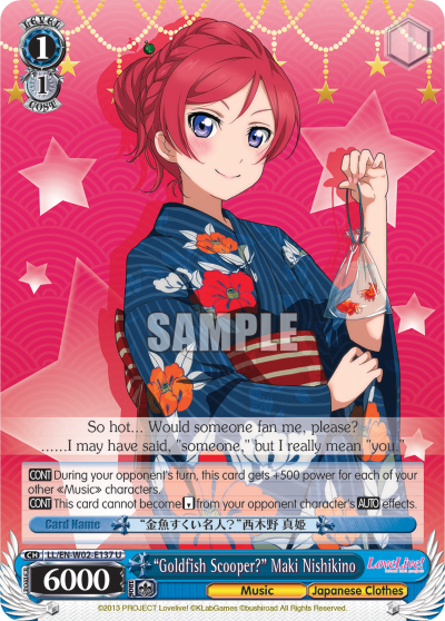 “Goldfish Scooper?” Maki Nishikino LL/EN-W02-E137
