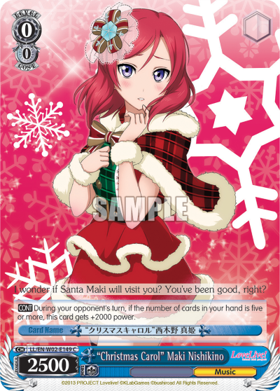 “Christmas Carol” Maki Nishikino LL/EN-W02-E149
