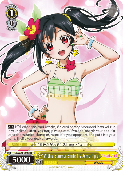 "With a Summer Smile 1,2,Jump!" μ's