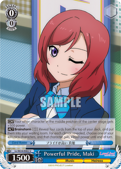 Powerful Pride, Maki
