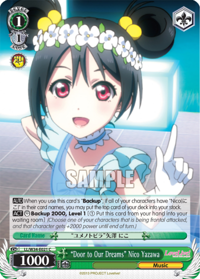 "Door to Our Dreams" Nico Yazawa