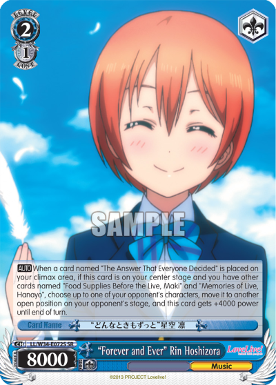 "Forever and Ever" Rin Hoshizora