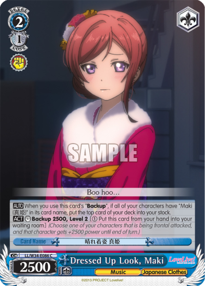 Dressed Up, Maki