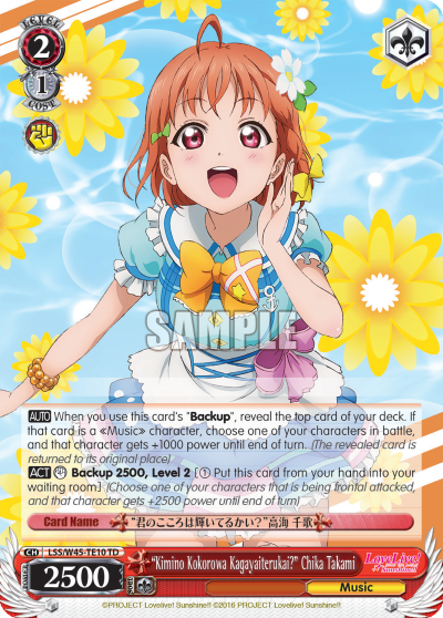 "Kimino Kokorowa Kagayaiterukai?" Chika Takami