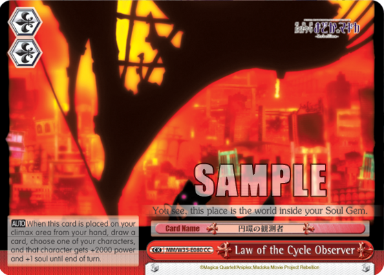 Law of the Cycle Observer