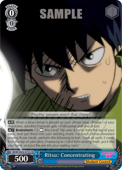 Ritsu: Concentrating