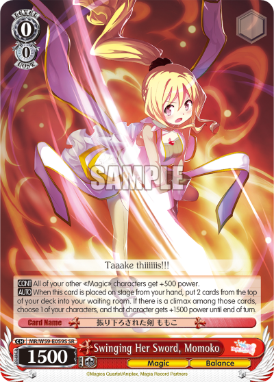 Swinging Her Sword, Momoko