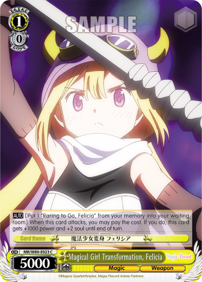 Magical Girl Transformation, Felicia