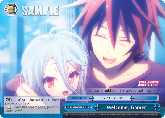 Welcome, Gamer NGL/S58-E098R