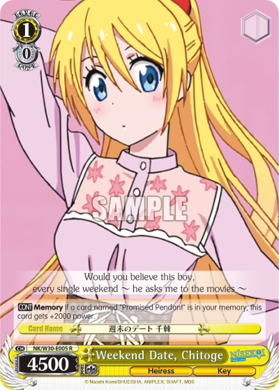 Weekend Date, Chitoge