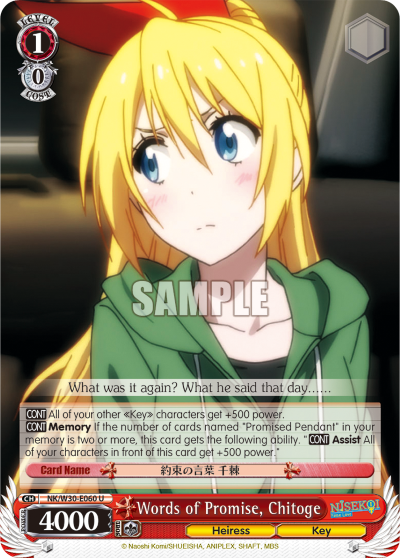 Words of Promise, Chitoge