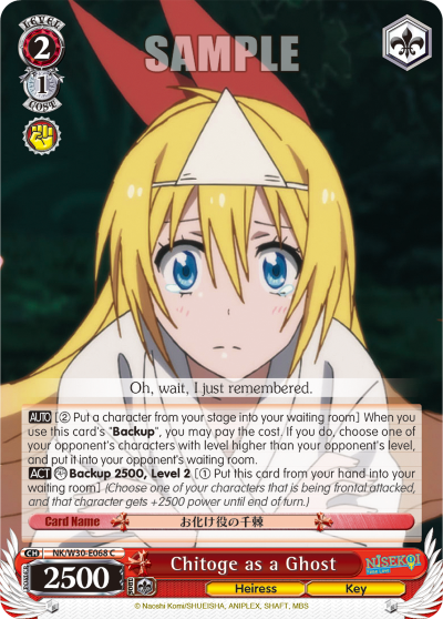 Chitoge as a Ghost