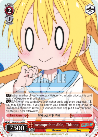Incomprehensible, Chitoge