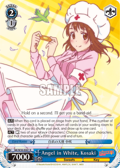 Angel in White, Kosaki