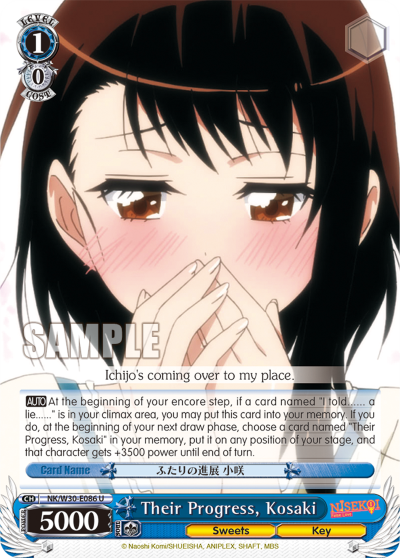 Their Progress, Kosaki