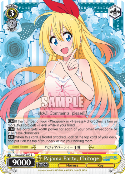 Pajama Party, Chitoge