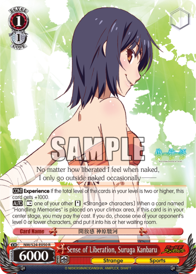 Sense of Liberation, Suruga Kanbaru