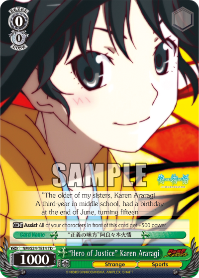 “Hero of Justice” Karen Araragi