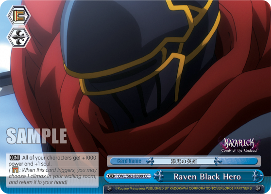 Raven Black Hero OVL/S62-E099