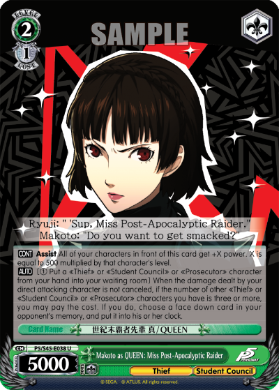 Makoto as QUEEN: Miss Post-Apocalyptic Raider