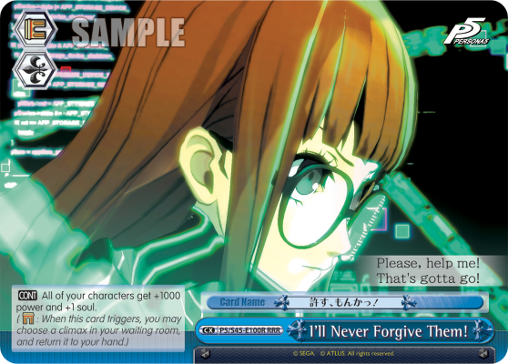 I'll Never Forgive Them!