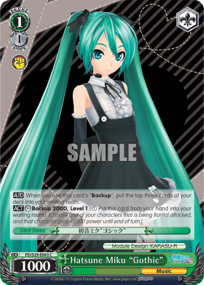 Hatsune Miku "Gothic"