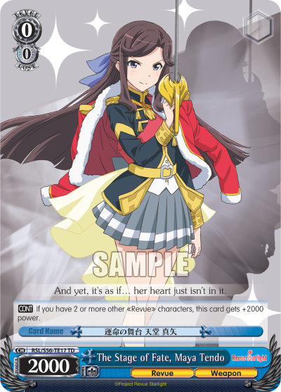 The Stage of Fate, Maya Tendo