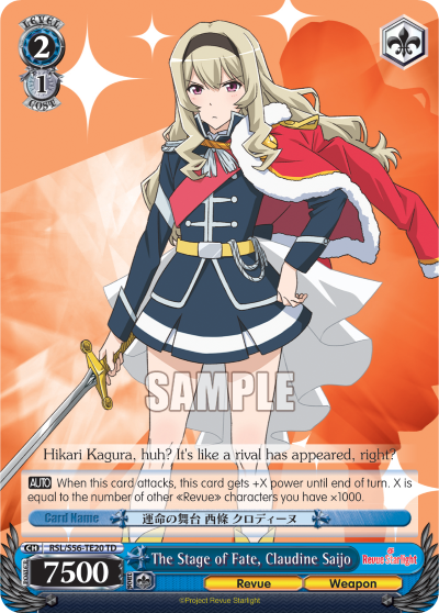 The Stage of Fate, Claudine Saijo