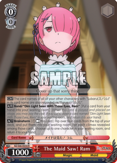 The Maid Saw! Ram