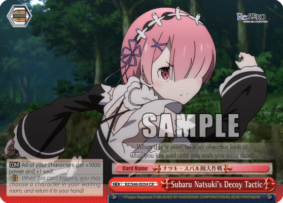 Subaru Natsuki's Decoy Tactic