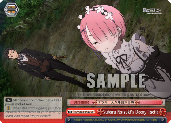 Subaru Natsuki's Decoy Tactic