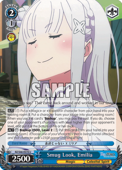 Smug Look, Emilia