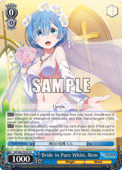 Bride in Pure White, Rem