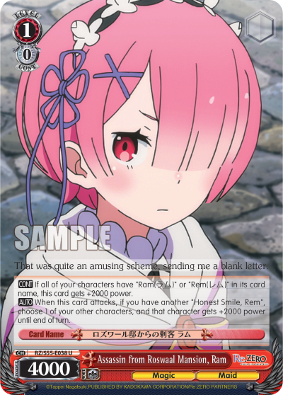Assassin from Roswaal Mansion, Ram