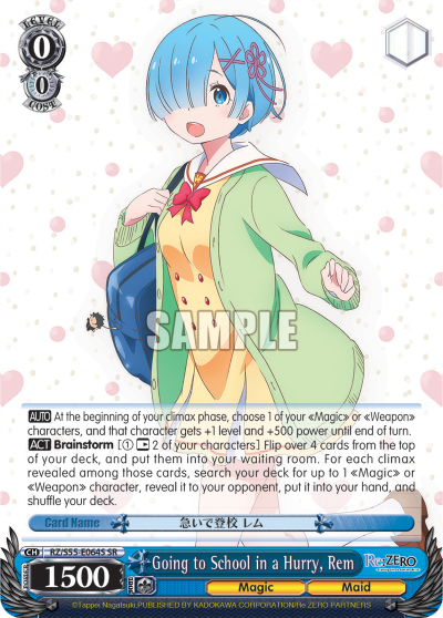 Going to School in a Hurry, Rem