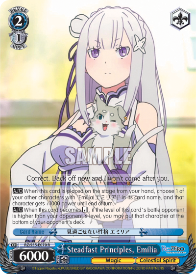 Steadfast Principles, Emilia
