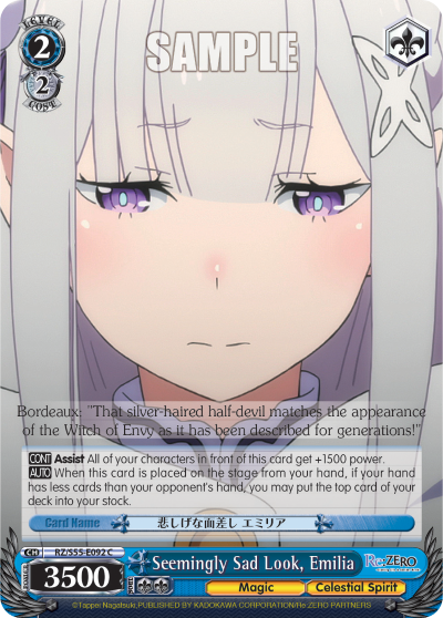 Seemingly Sad Look, Emilia