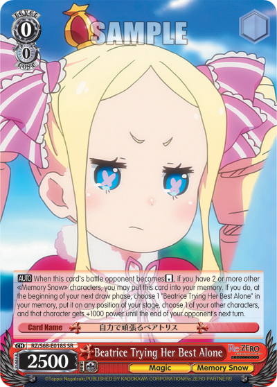 Beatrice Trying Her Best Alone