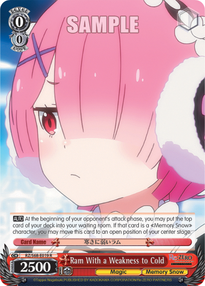 Ram With a Weakness to Cold