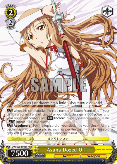 Asuna Dozed Off