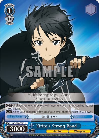 Kirito's Strong Bond